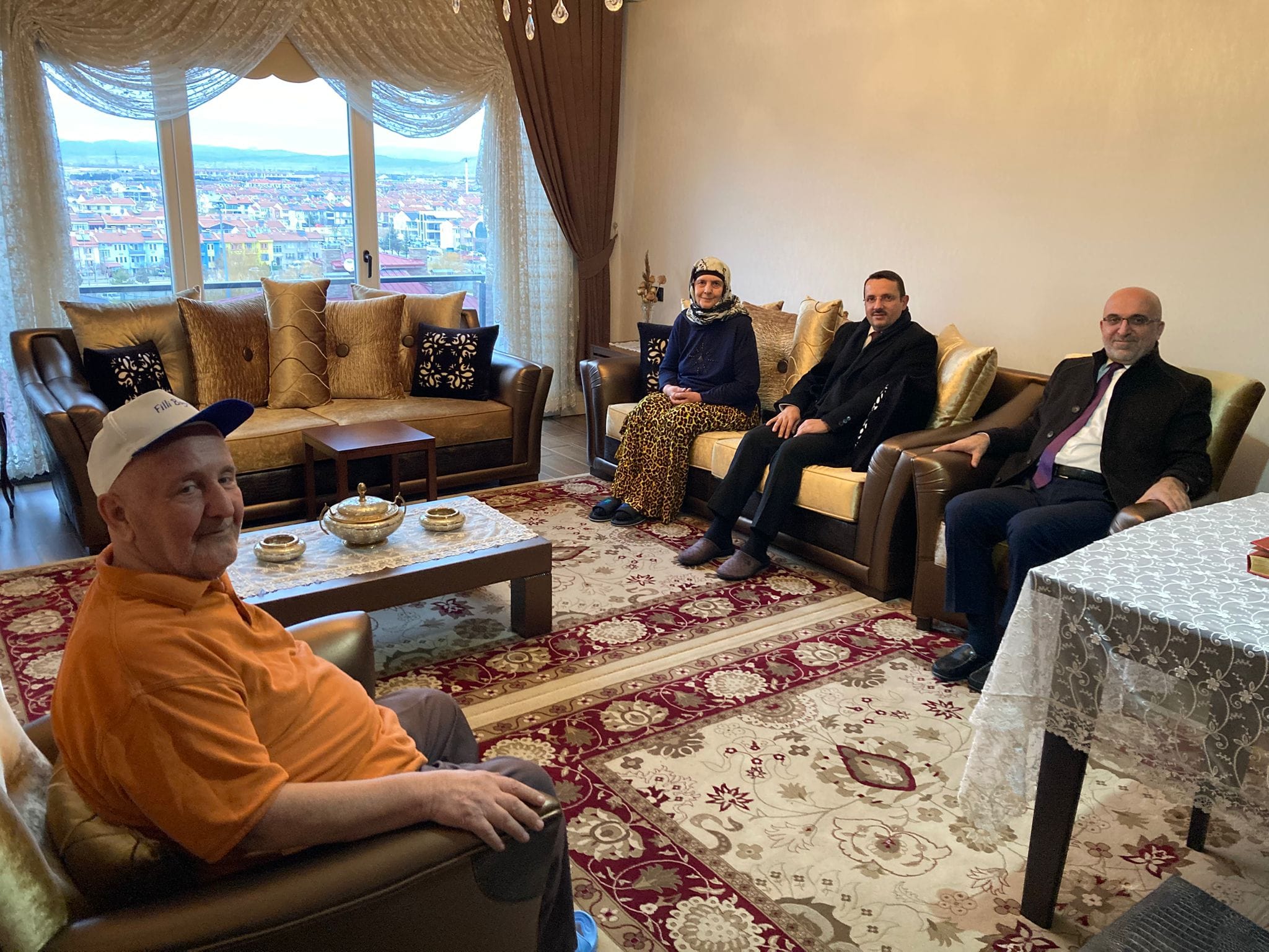 AFYONKARAHİSAR İL MÜFTÜSÜ CAMİ YAPTIRAN HAYIRSEVERİ ZİYARET ETTİ