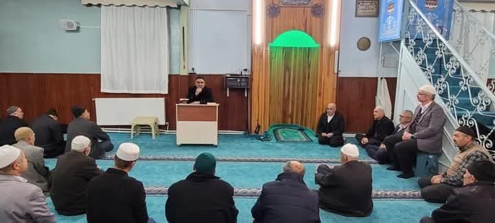 Mahmut Köyü'nde Yatsı Namazında Buluşup Gazze İçin Dua Ettiler