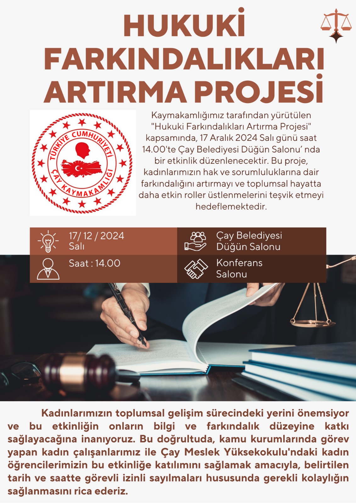 Çay Kaymakamlığı'ndan "Siyasi Mesaj" İddialarına Yanıt