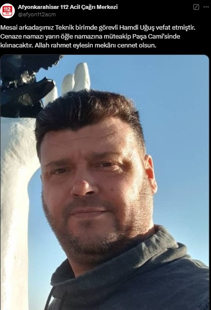 Afyonkarahisar Acil Sağlık Hizmetleri'nin Acı Günü