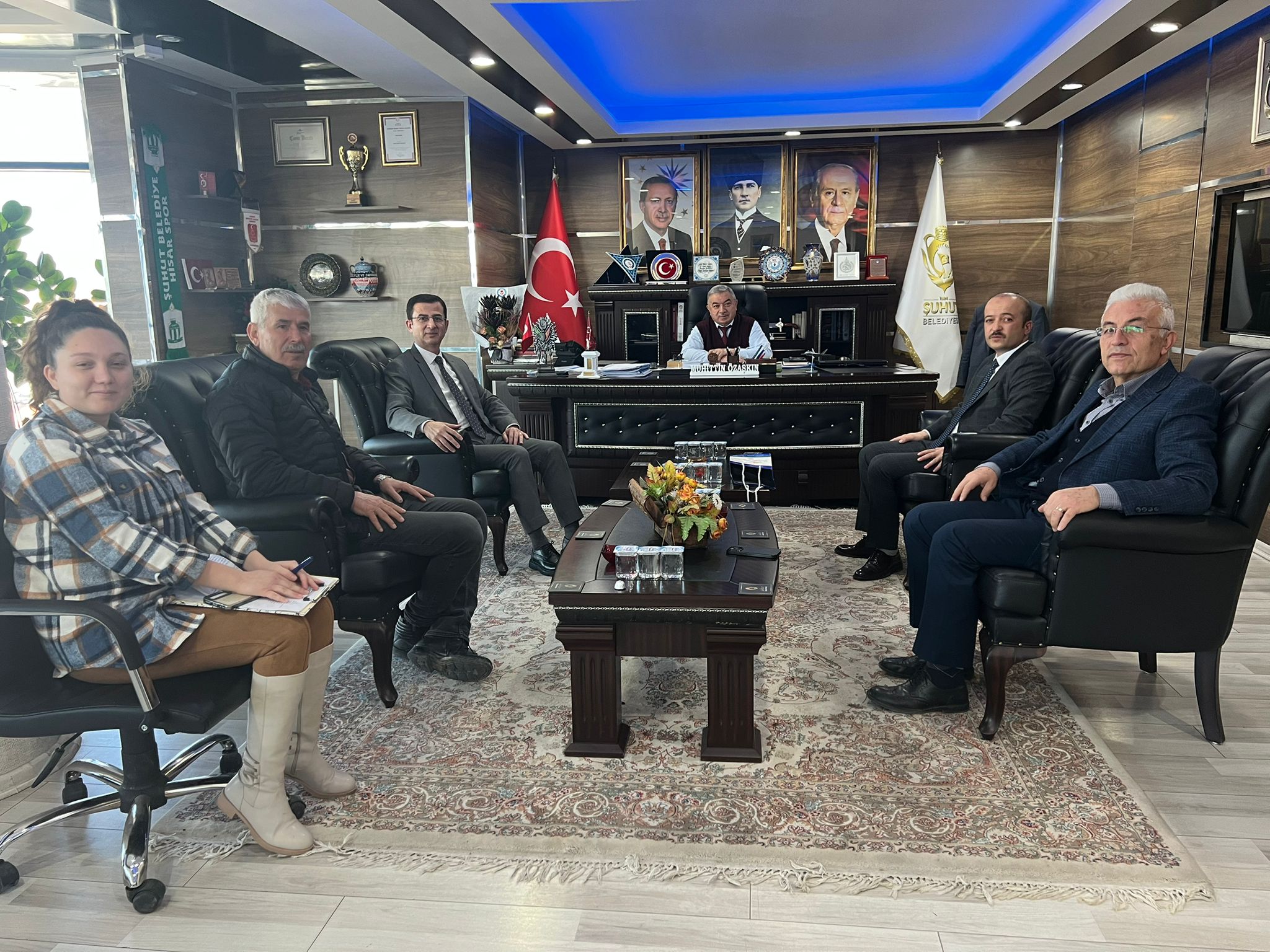 Müdür Karayol’dan, Şuhut Belediye Başkanı’na Ziyaret