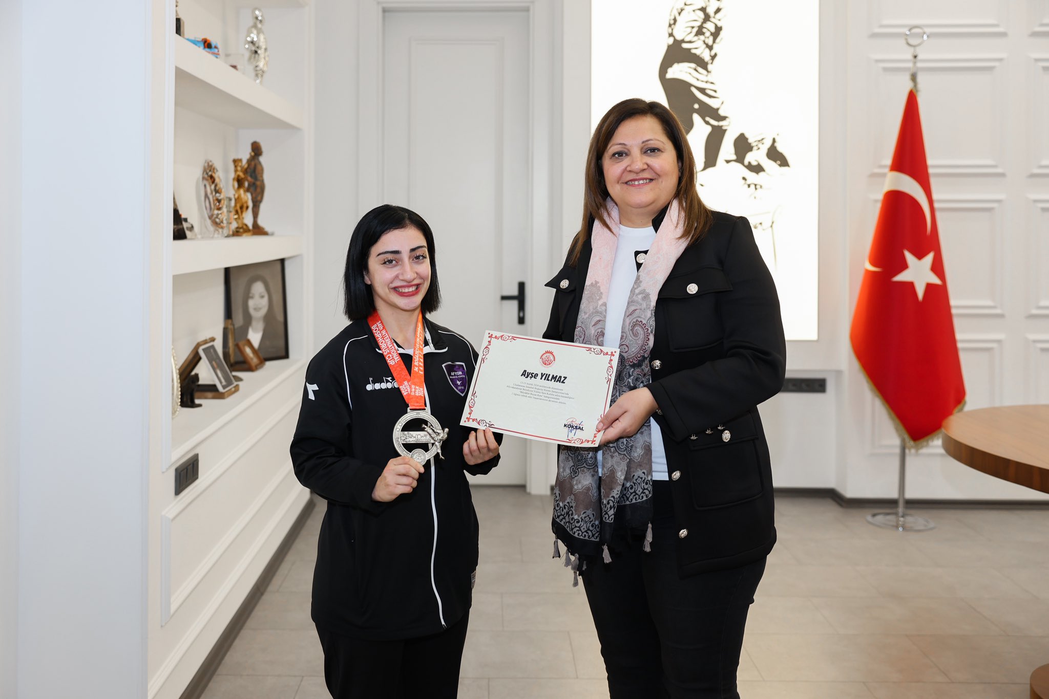 Ayşe Yılmaz’ın Başarısı  Başkan Köksal’ı Gururlandırdı