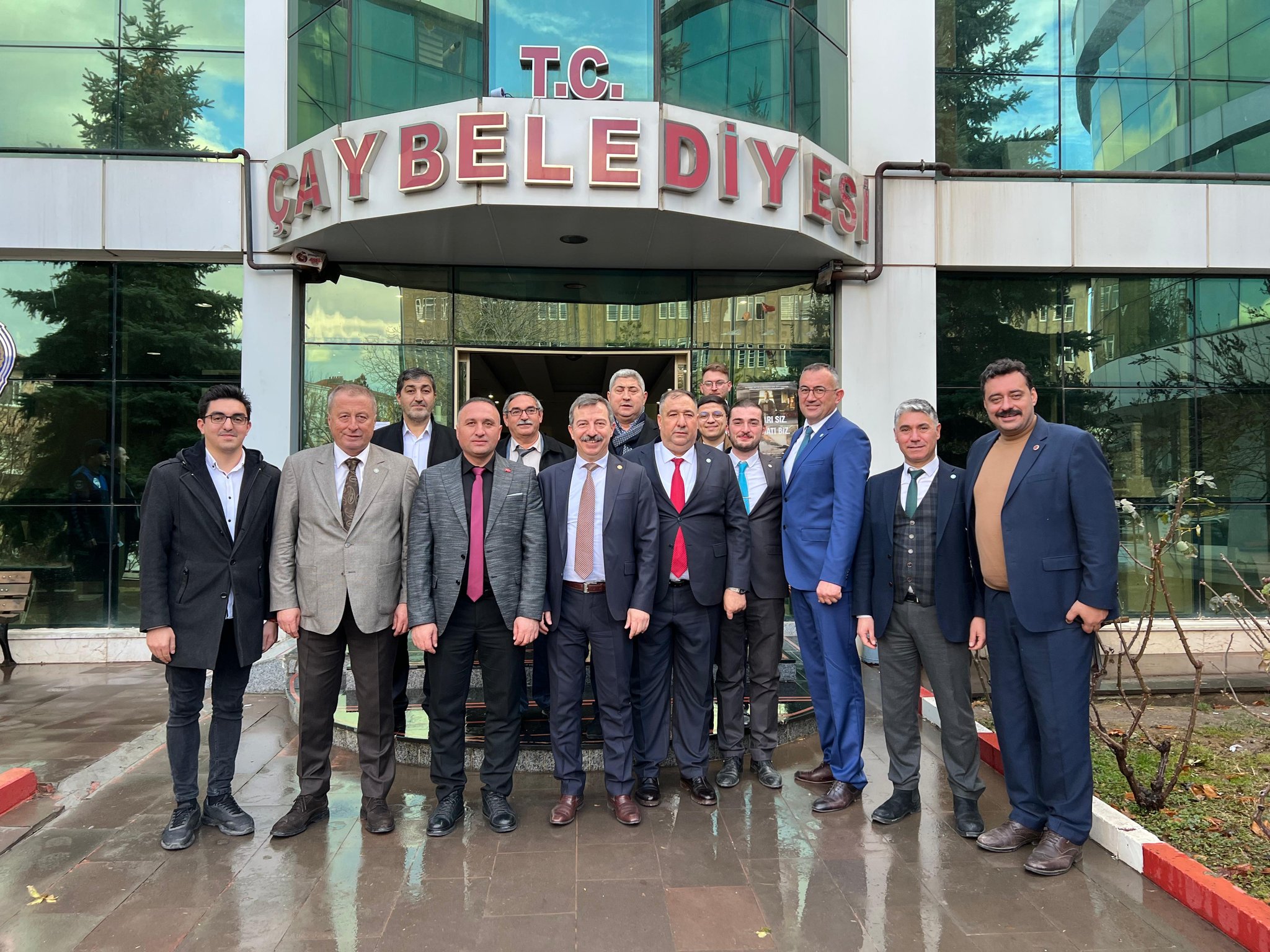 İYİ Parti Heyeti, Başkan Kantartop'u Ziyaret Etti