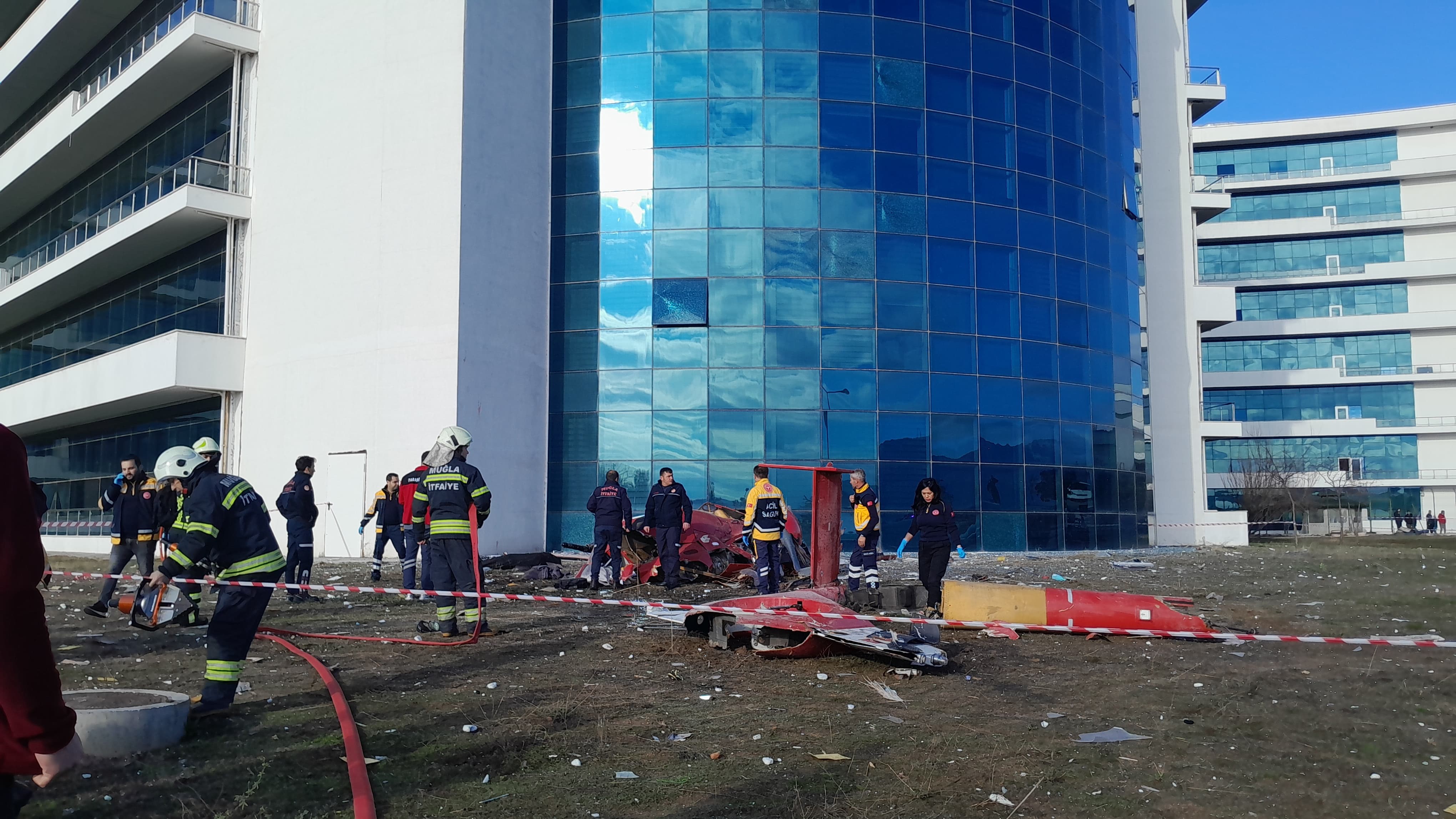 Muğla Ambulans Helikopter Kazasında, 2 pilot, bir hekim ve bir personel vefat etti