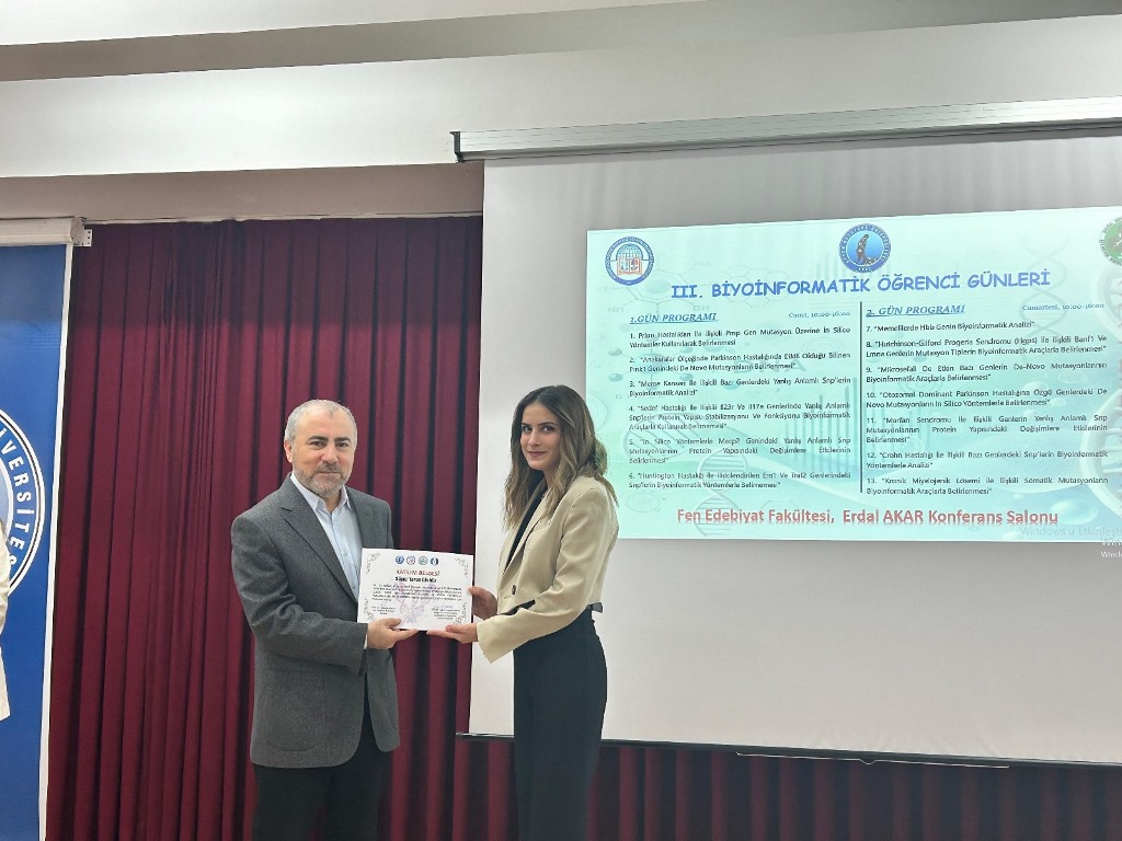 III. BİYOENFORMATİK ÖĞRENCİ GÜNÜ GERÇEKLEŞTİRİLDİ