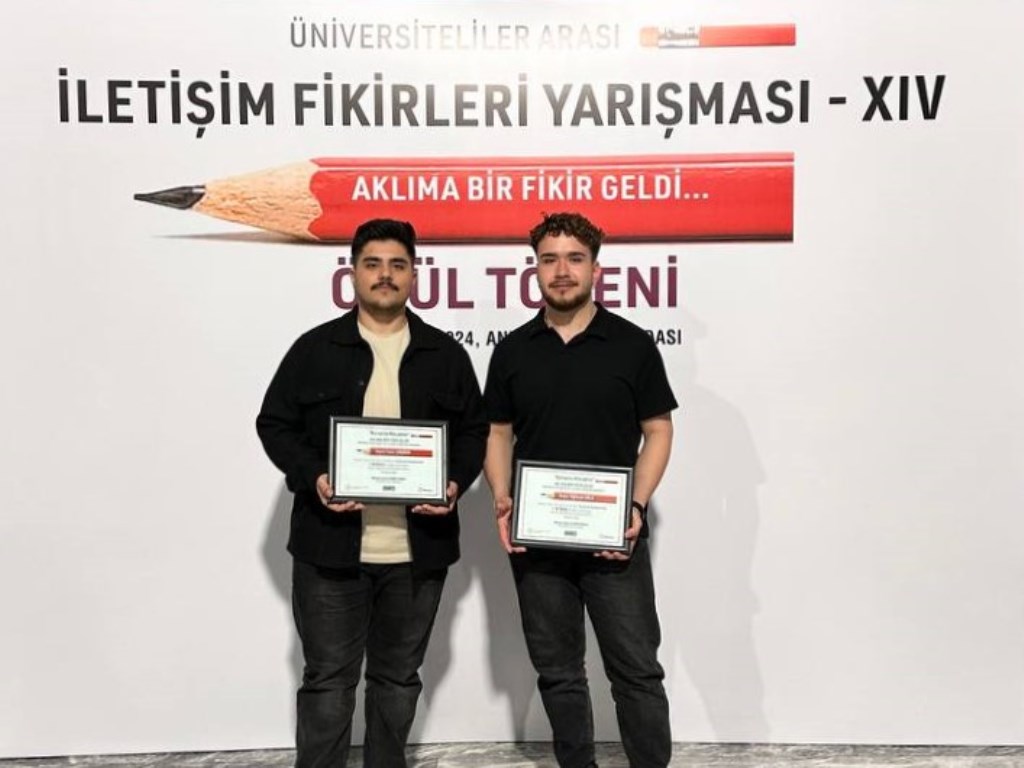 AKÜ SİNEMA VE TV BÖLÜMÜ ÖĞRENCİLERİNDEN "BİRİNCİLİK ÖDÜLÜ"