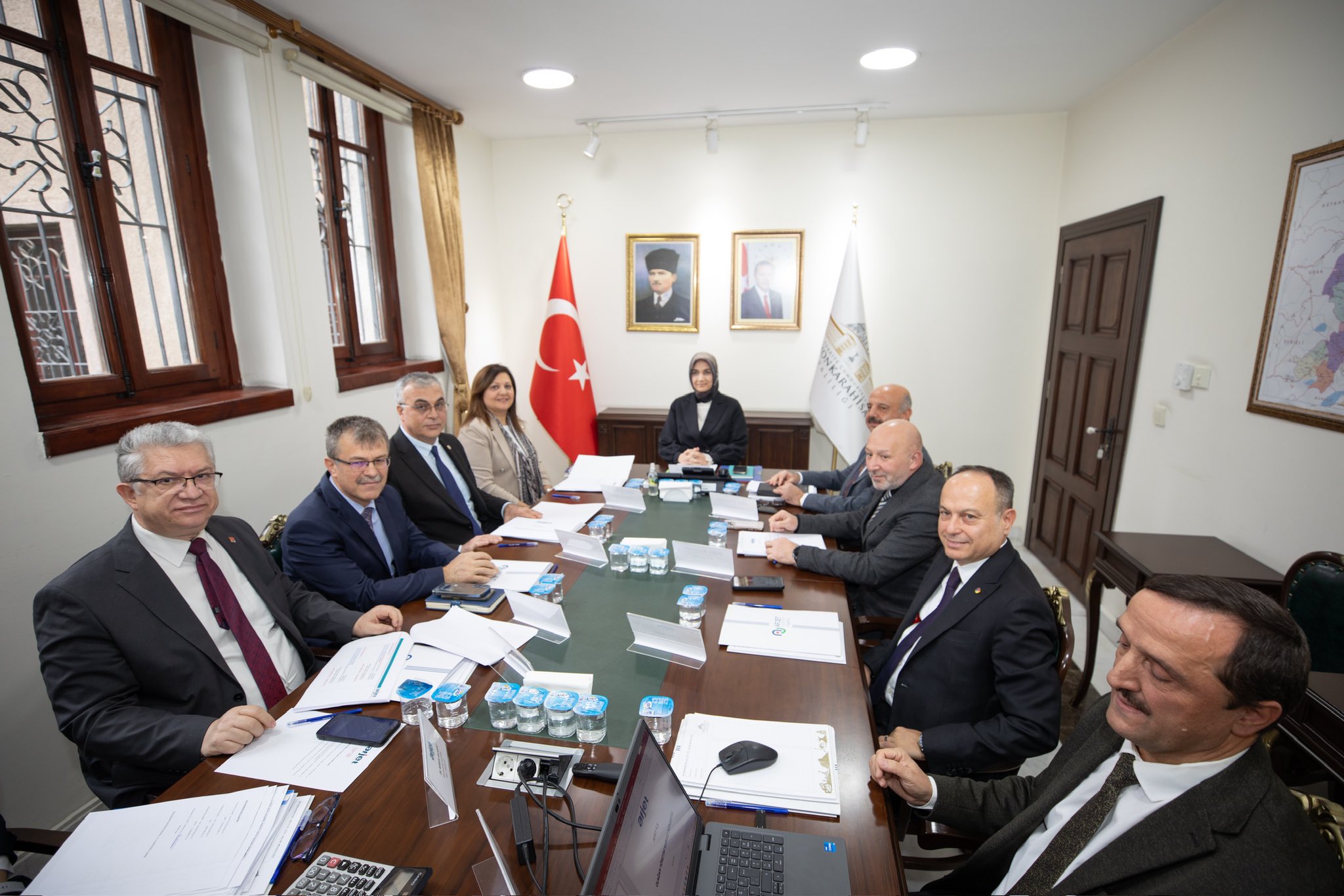 Başkan Köksal’da Toplantıda  Yerini aldı Gündem AFJET Oldu