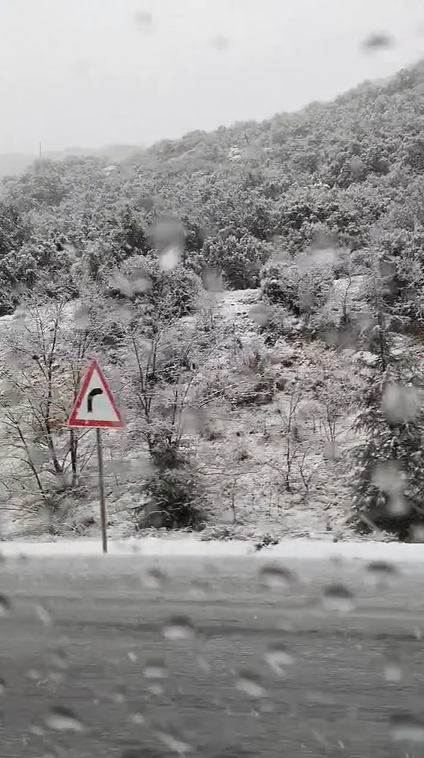 Afyon - Antalya Yoluna Dikkat Kar Alarmı