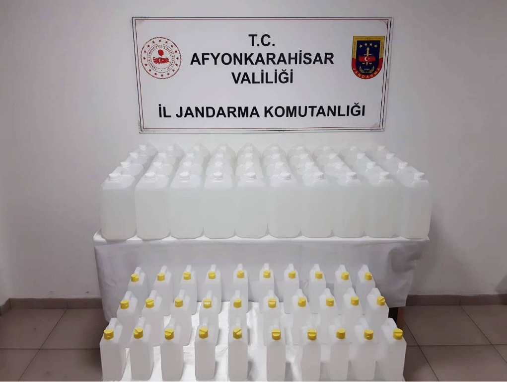 AFYONKARAHİSAR'DA ETİL ALKOL OPERASYONU!