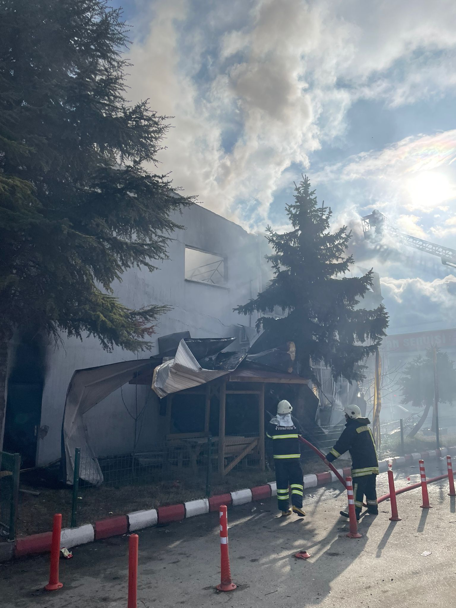 İkinci Sanayi Sitesinde  Yine Yangın Paniği Yaşandı