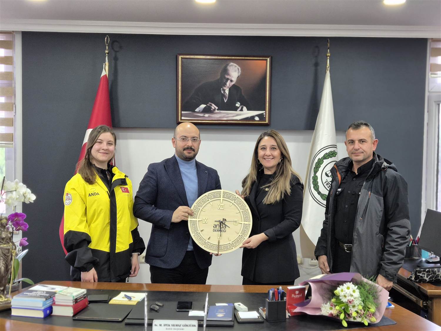ANDA Derneğinden  Başkan Göktürk’e Ziyaret