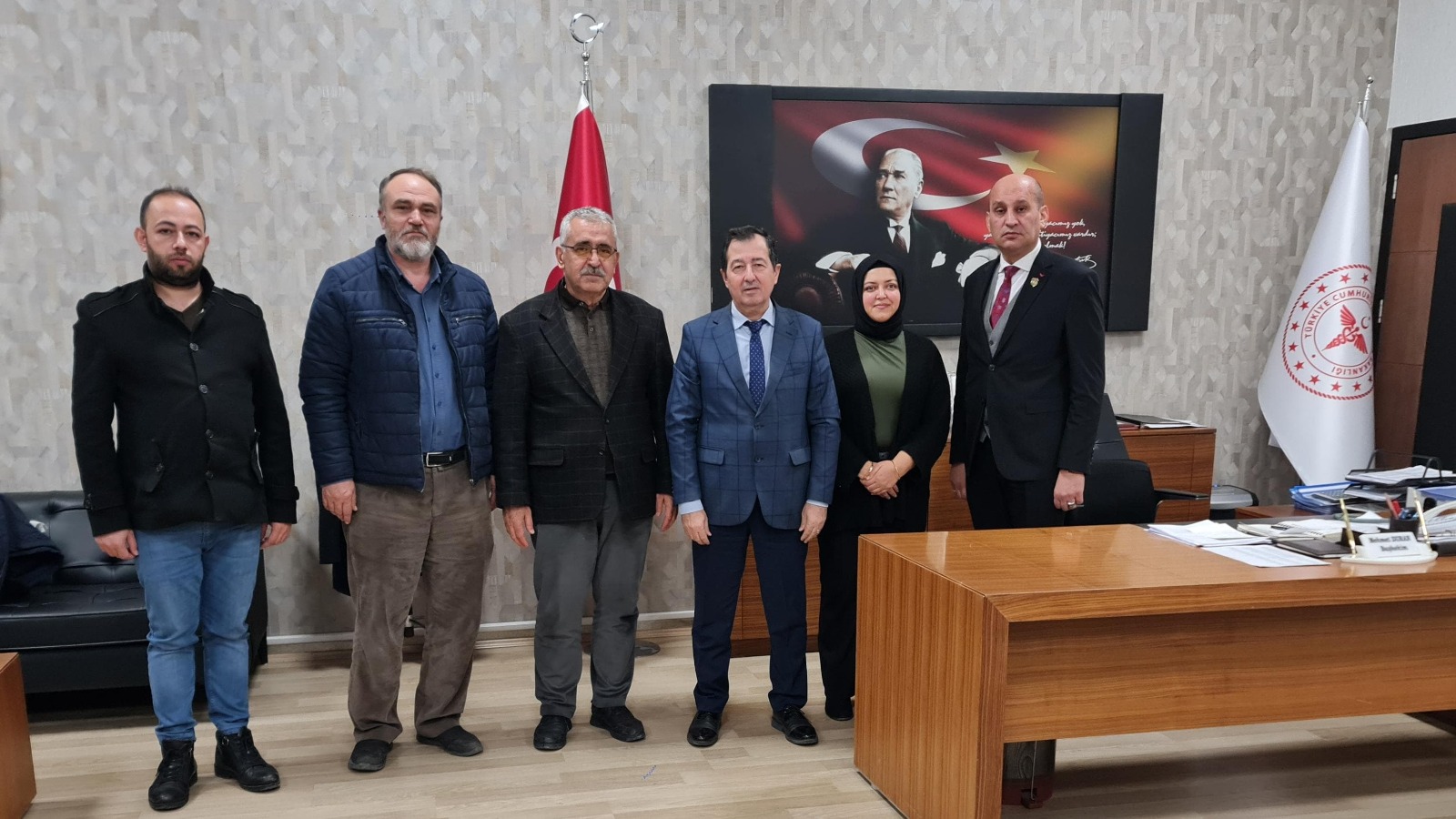 Şehit Ailelerinden ve Gazilerden Başhekim Duran’a Teşekkür Ziyareti