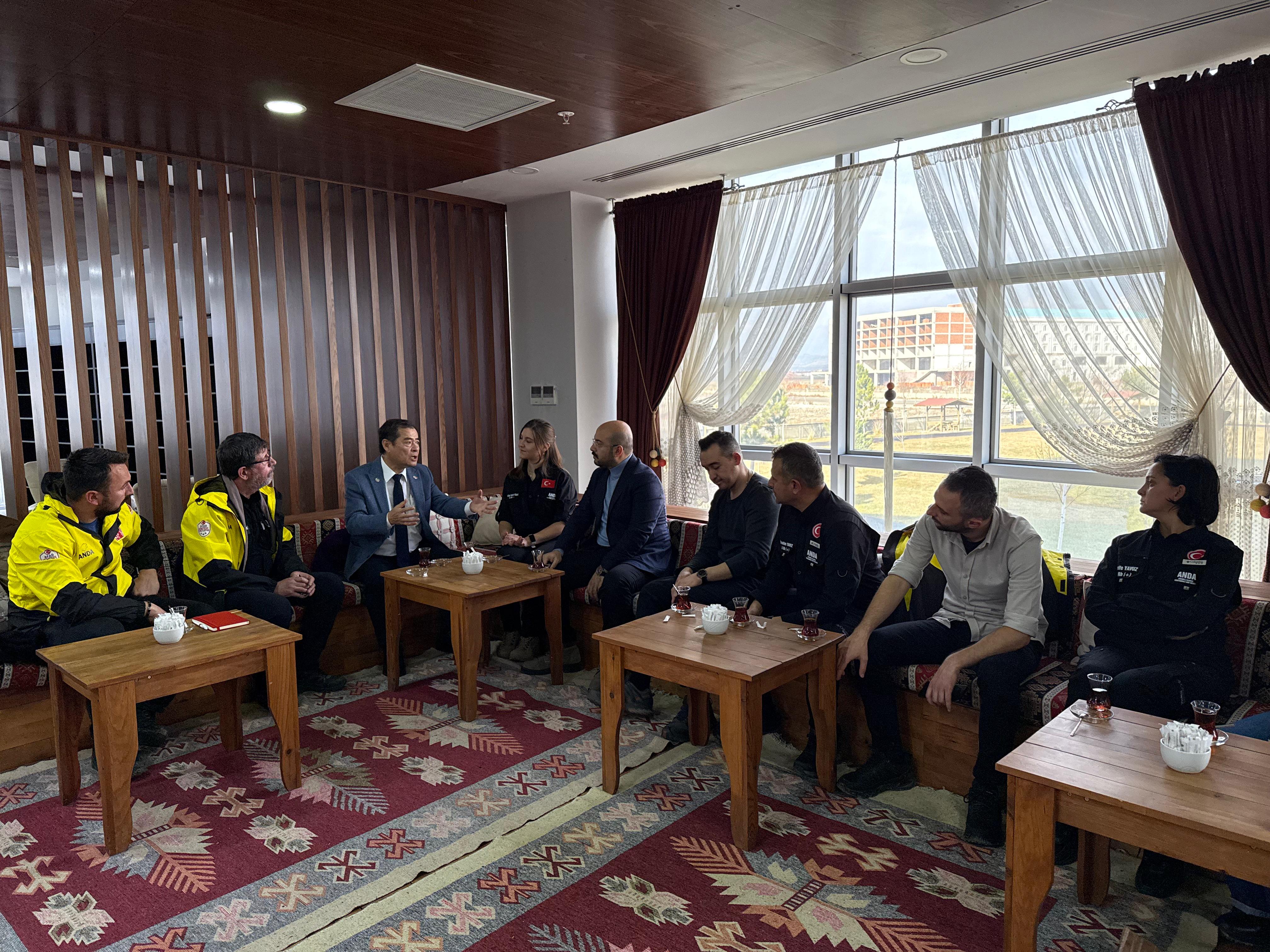 Japon Deprem Uzmanı Yoshinori Moriwaki, ANDA Ekibi ile Buluştu