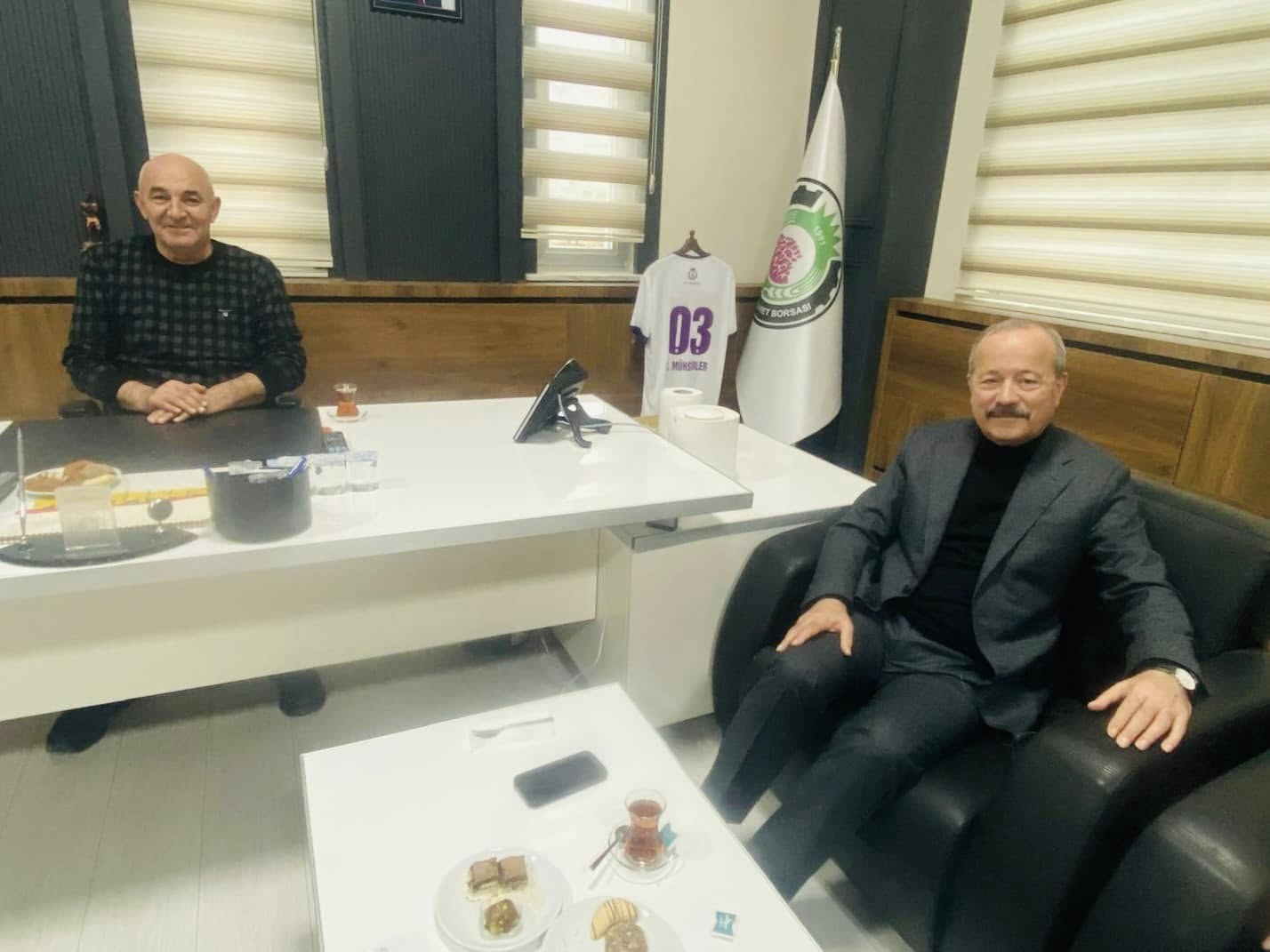 Başkan Mühsürler MHP ve OSB’den Önemli Ziyaretçileri Ağırladı