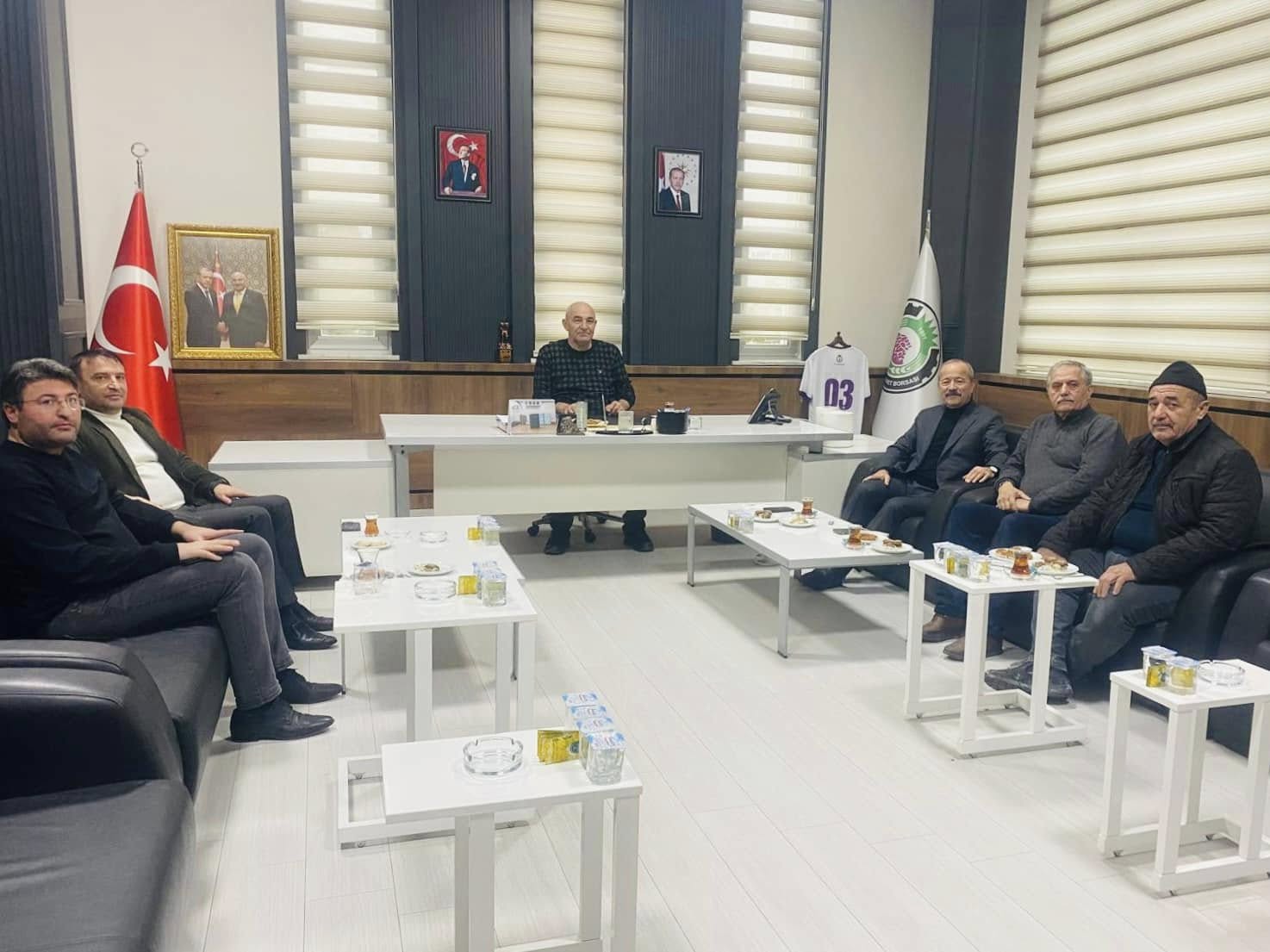 Başkan Mühsürler MHP ve OSB’den Önemli Ziyaretçileri Ağırladı