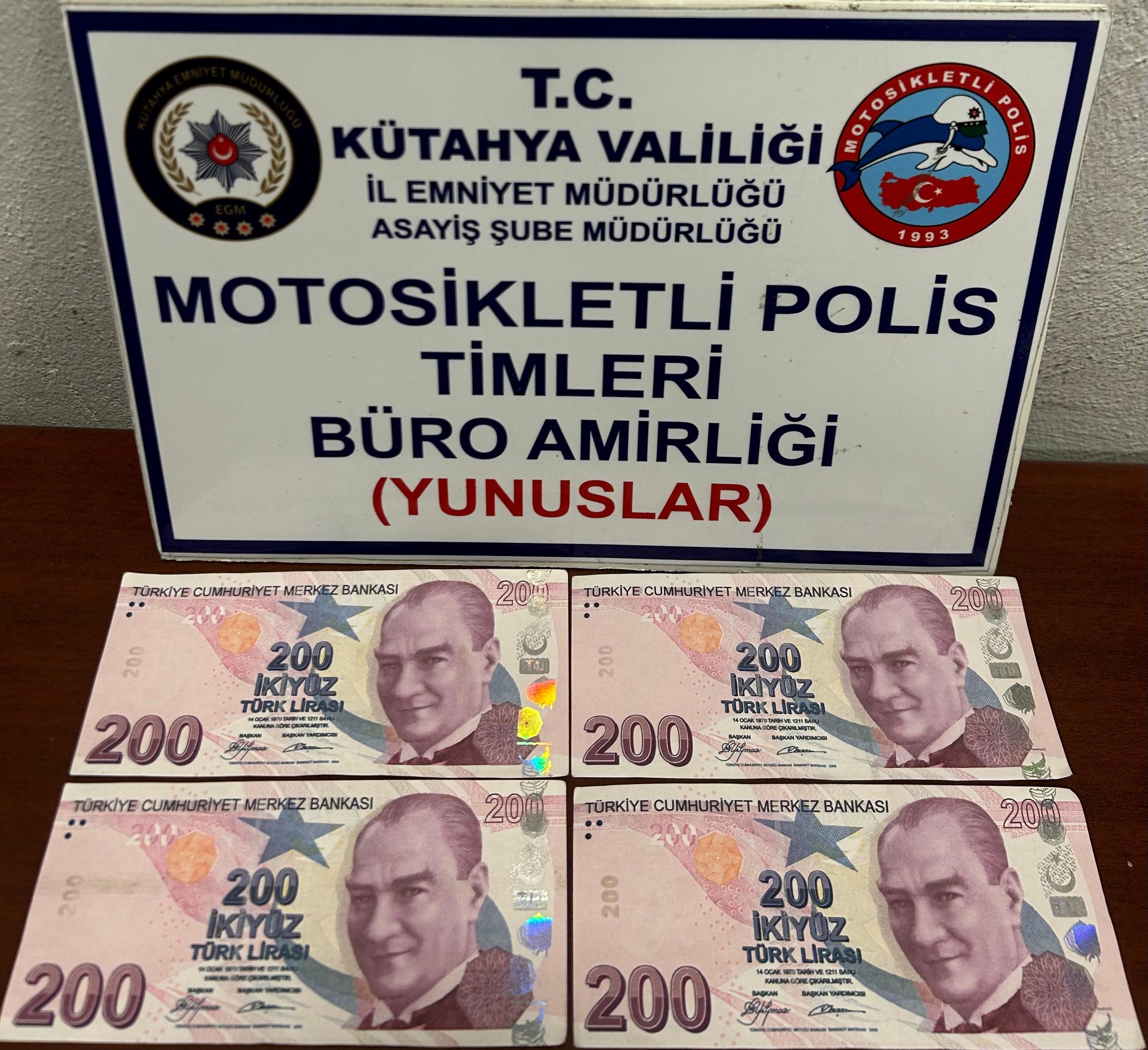 Kütahya Çiniciler Çarşısı'nda Sahte Para Operasyonu: 2 Gözaltı