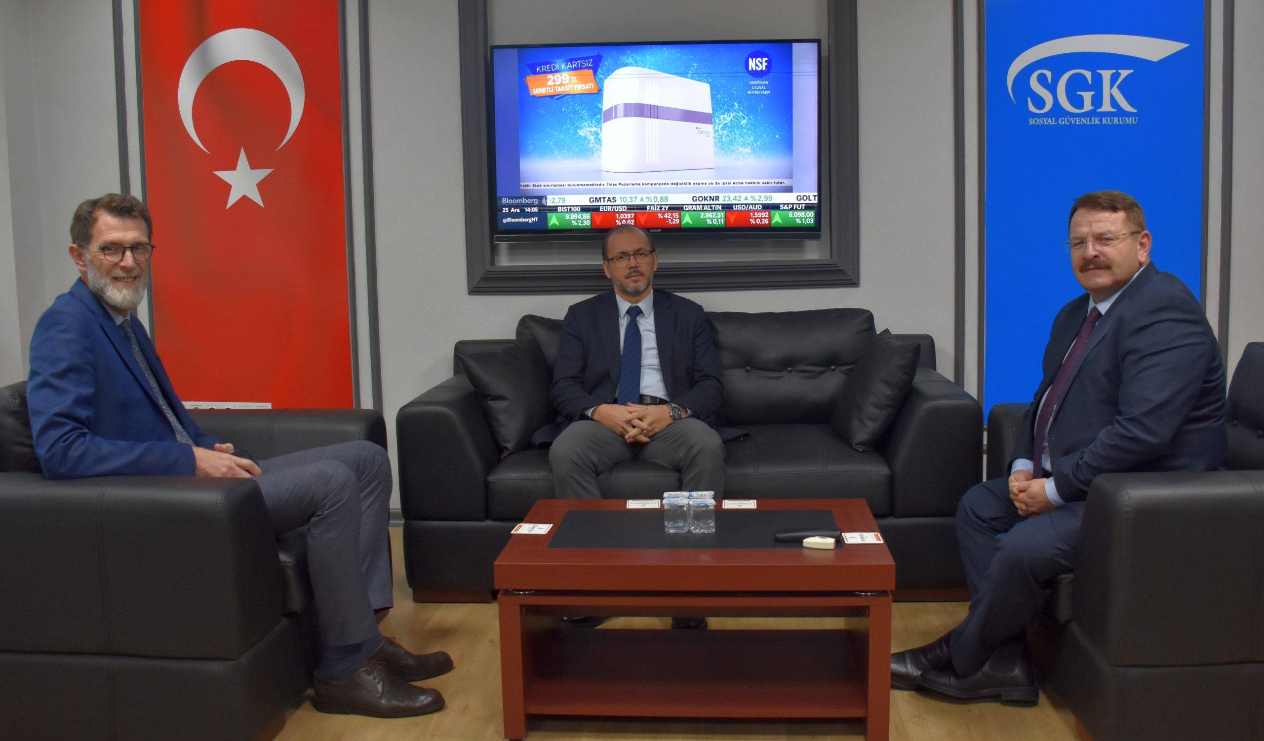 Rektör Okumuş, Müdür Fidan'ı Ziyaret Etti