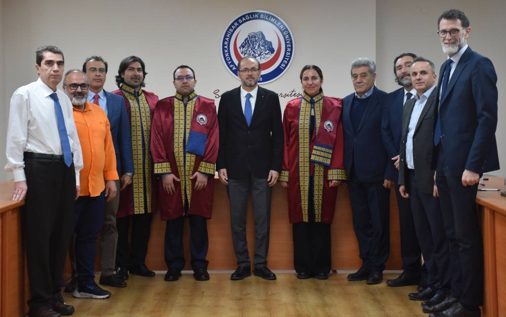 AFSÜ’de Kadrosu Yükselen Üç Öğretim Üyesi Cübbelerini Giydi