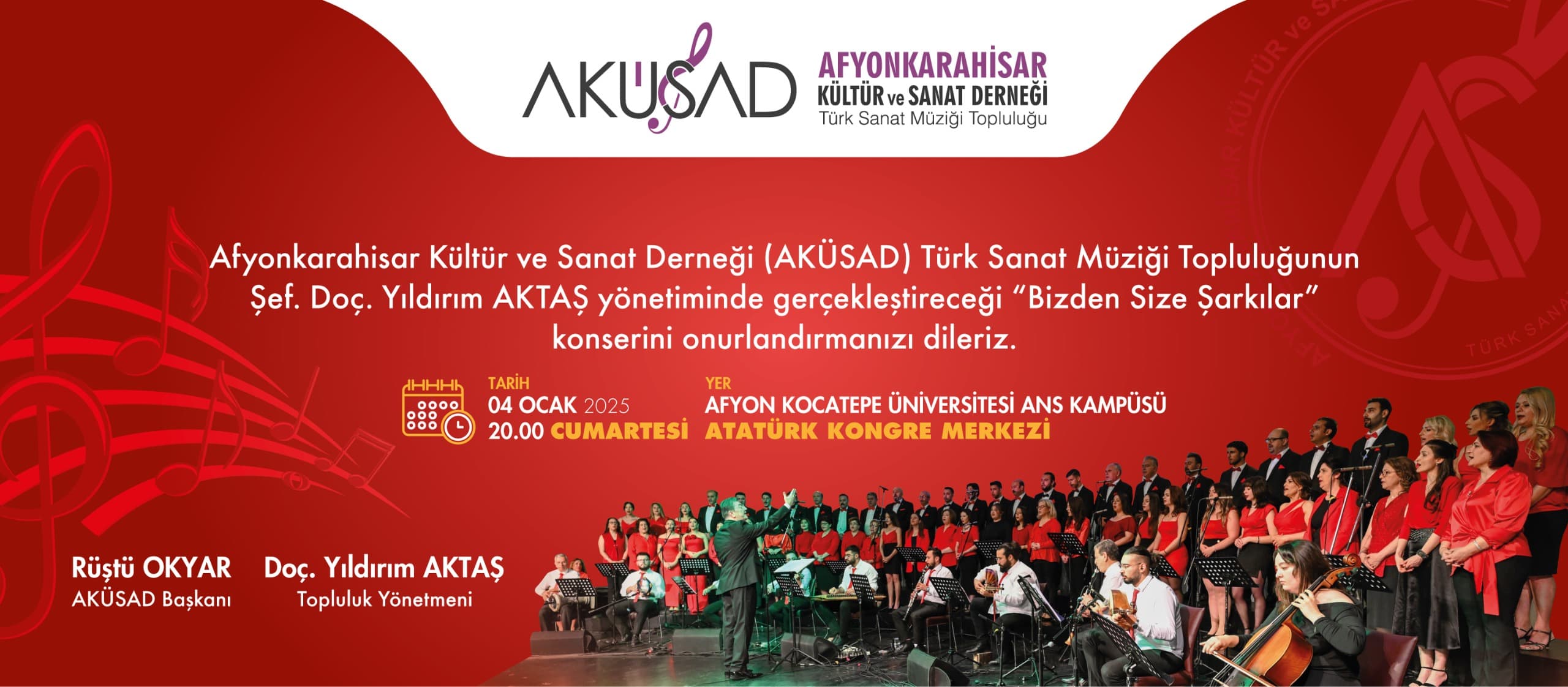 AKÜSAD Türk Sanat Müziği Topluluğu'ndan Unutulmaz Bir Konser