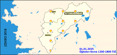 AFYONKARAHİSAR'DA BUGÜN HAVA NASIL OLACAK?