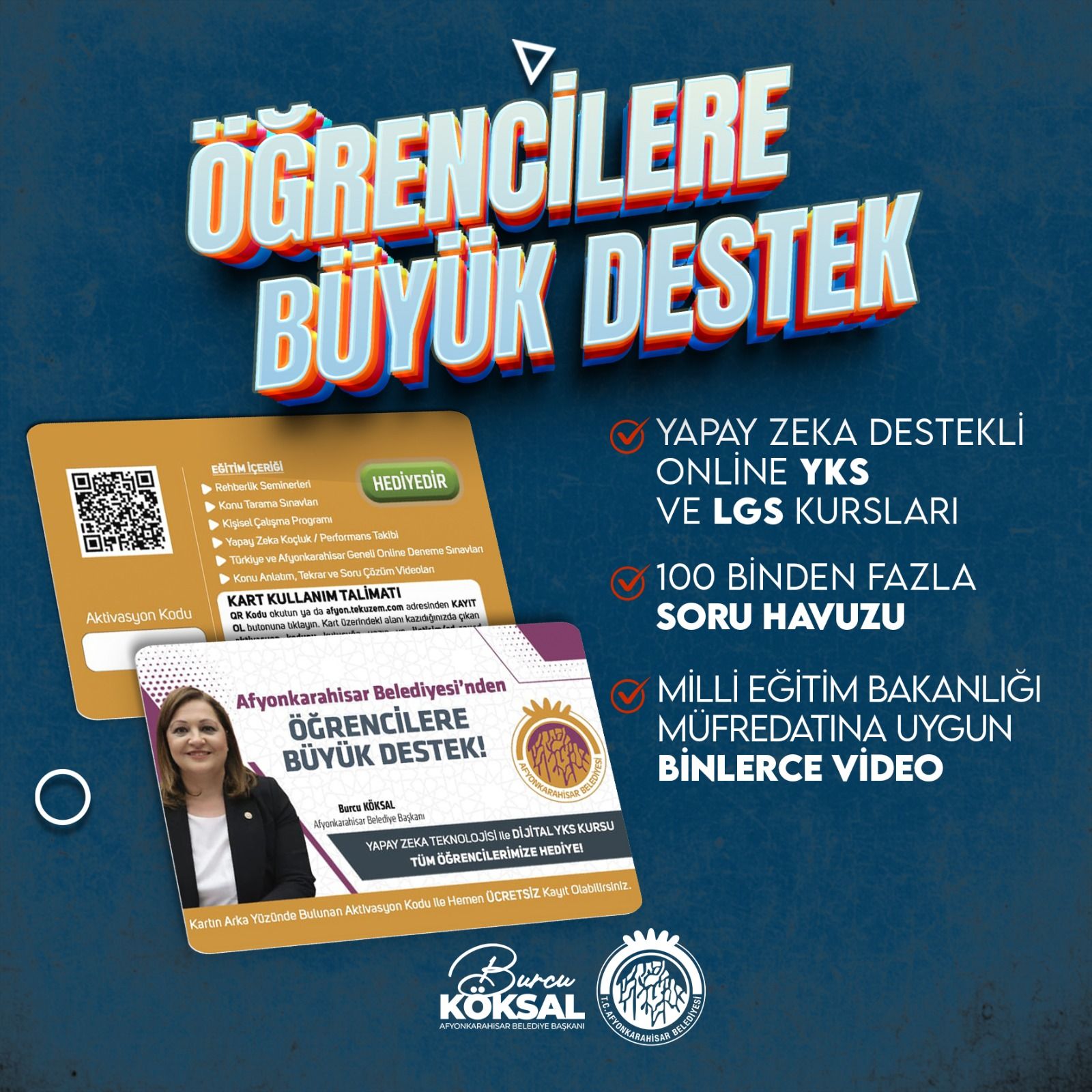 BAŞKAN KÖKSAL’DAN EĞİTİMDE FIRSAT EŞİTLİĞİ