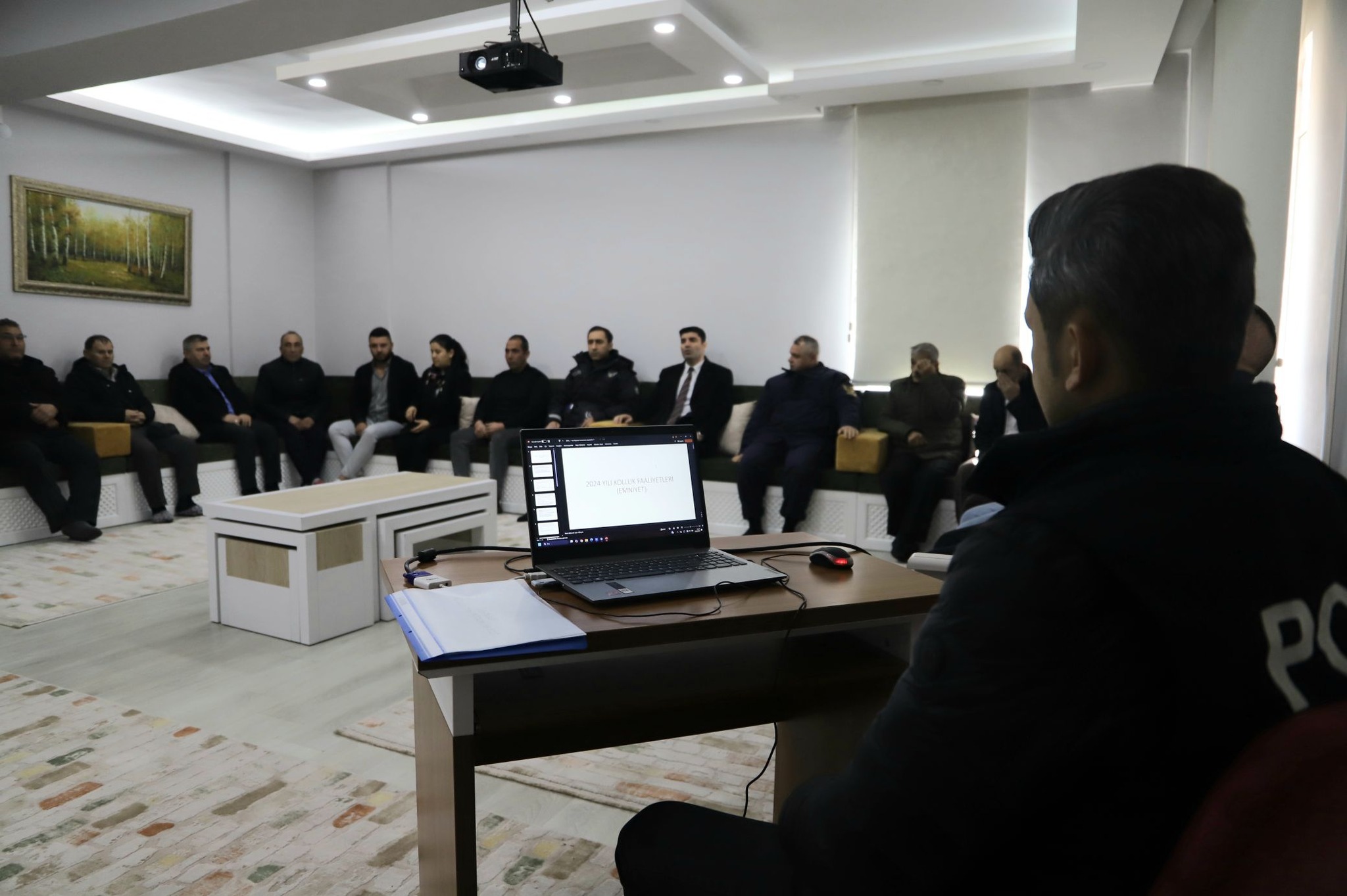 Kaymakam Öztürk Başkanlığında, Asayiş Toplantısı Yapıldı