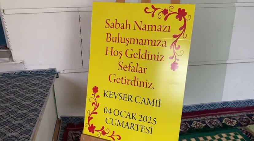 Sandıklı’da, 2025’in İlk Sabah Namazı Buluşması Yapıldı
