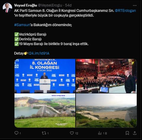 Eski Bakan Eroğlu Partisinin Kongrelerini Yakından Takip Ediyor