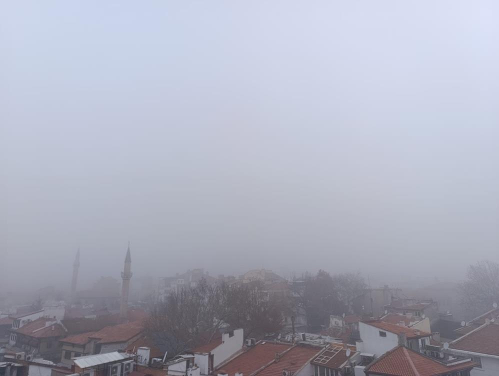 Tarihi Karahisar Kalesi Sisle Kayboldu: İlginç Görüntüler Ortaya Çıktı