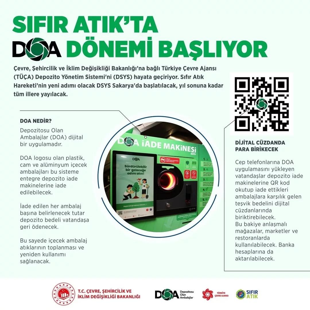 Afyon’da Sıfır Atık’ta  DOA Dönemi Başlıyor