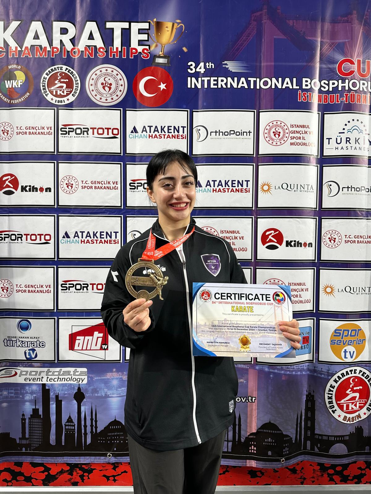 Milli Karateci Yılmaz, Türkiye'yi Gürcistan'da Temsil Edecek