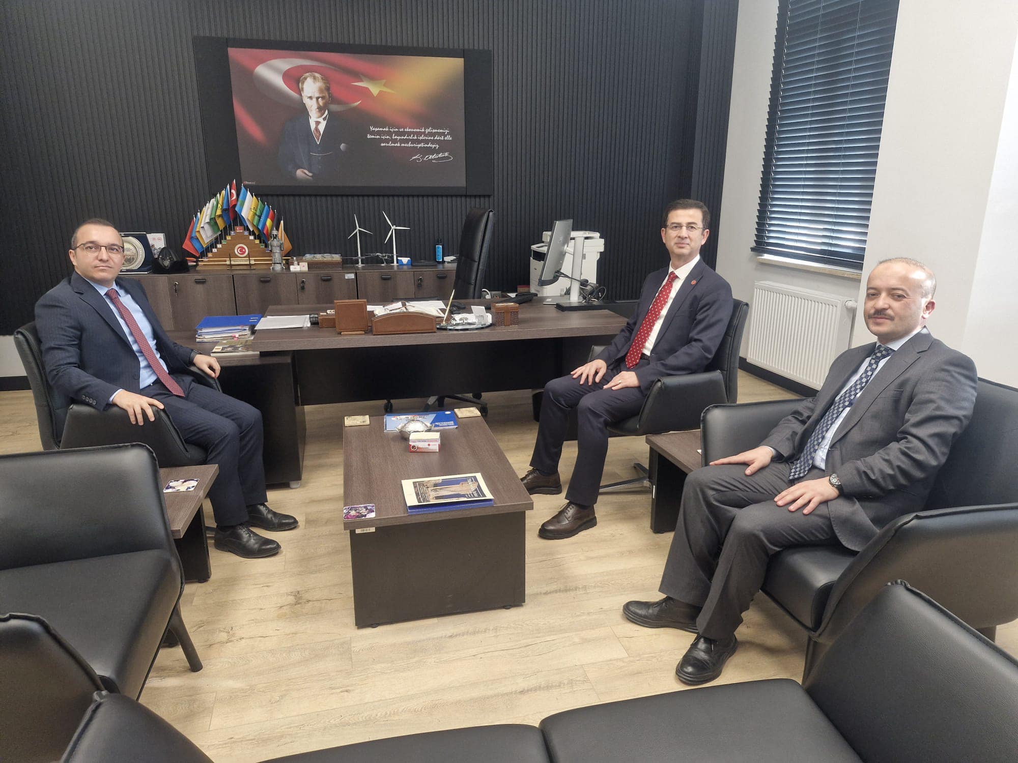 Kaymakam Yücel’den  Müdür Karayol’a Ziyaret