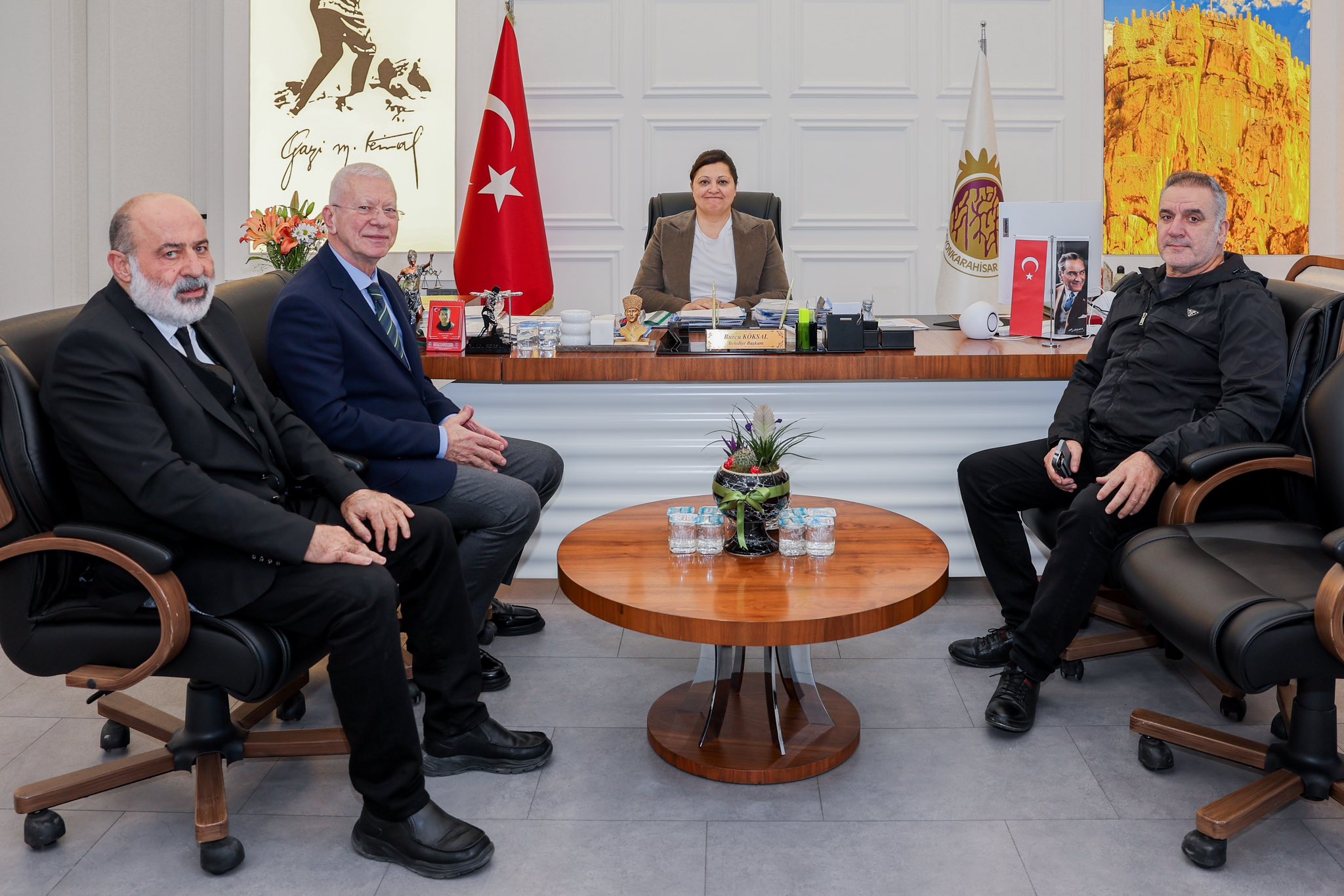 Başkan Köksal, Türkiye Motosiklet Federasyonu Yönetimini Ağırladı