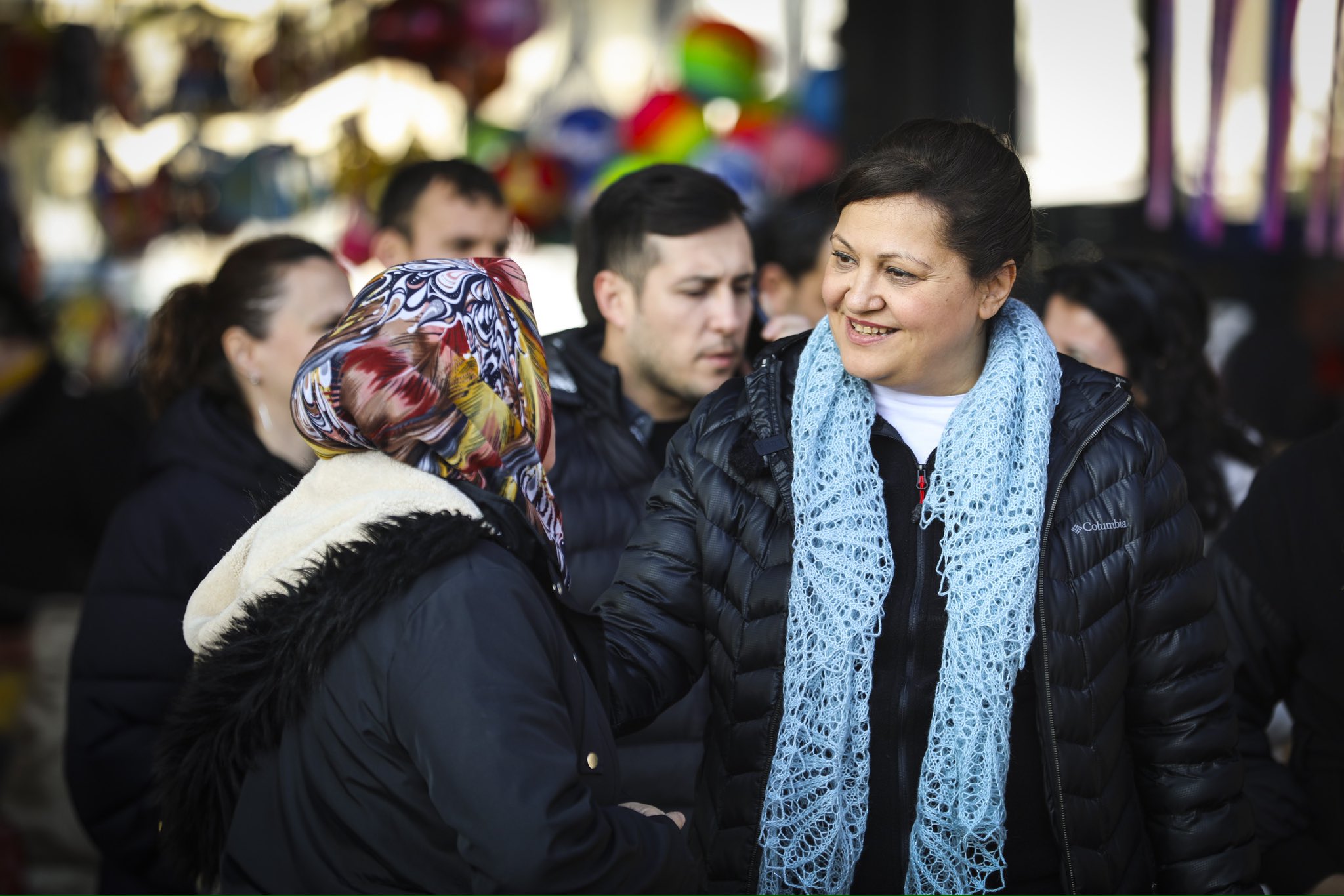 Başkan Köksal, Fatih Semt Pazarı'nda Hemşehrileriyle Buluştu