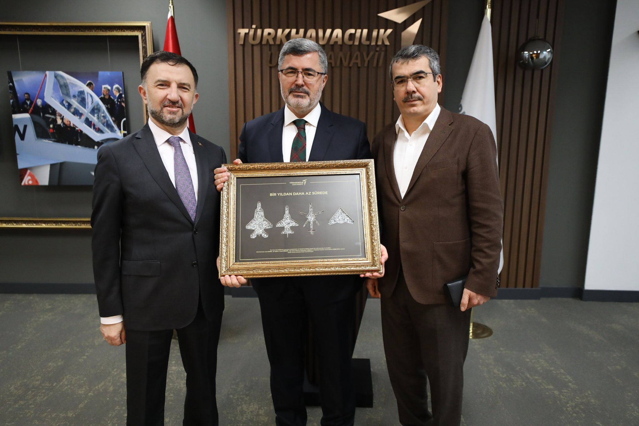 Özkaya’dan, TUSAŞ Genel Müdürü Demiroğlu’na Ziyaret