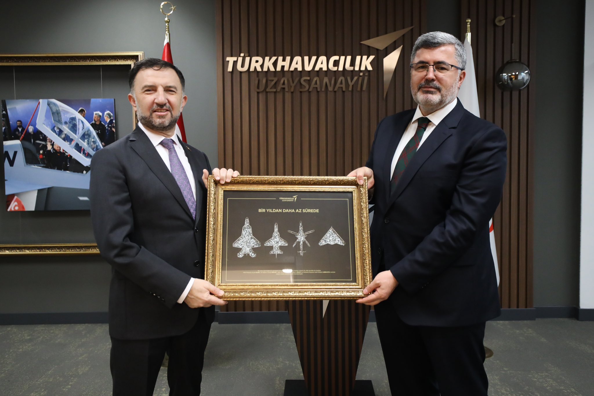 Özkaya’dan, TUSAŞ Genel Müdürü Demiroğlu’na Ziyaret