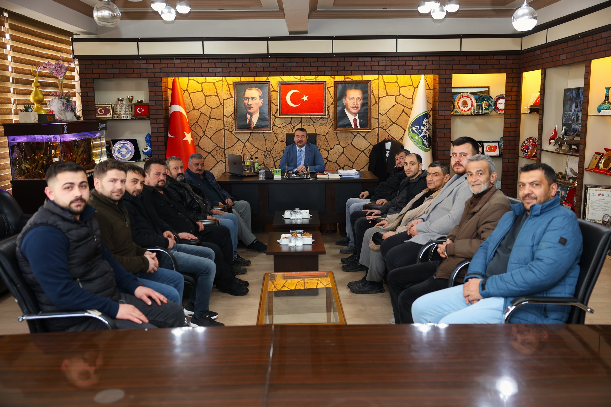 Kasap Esnaflarından, Başkan Öztaş’a Ziyaret