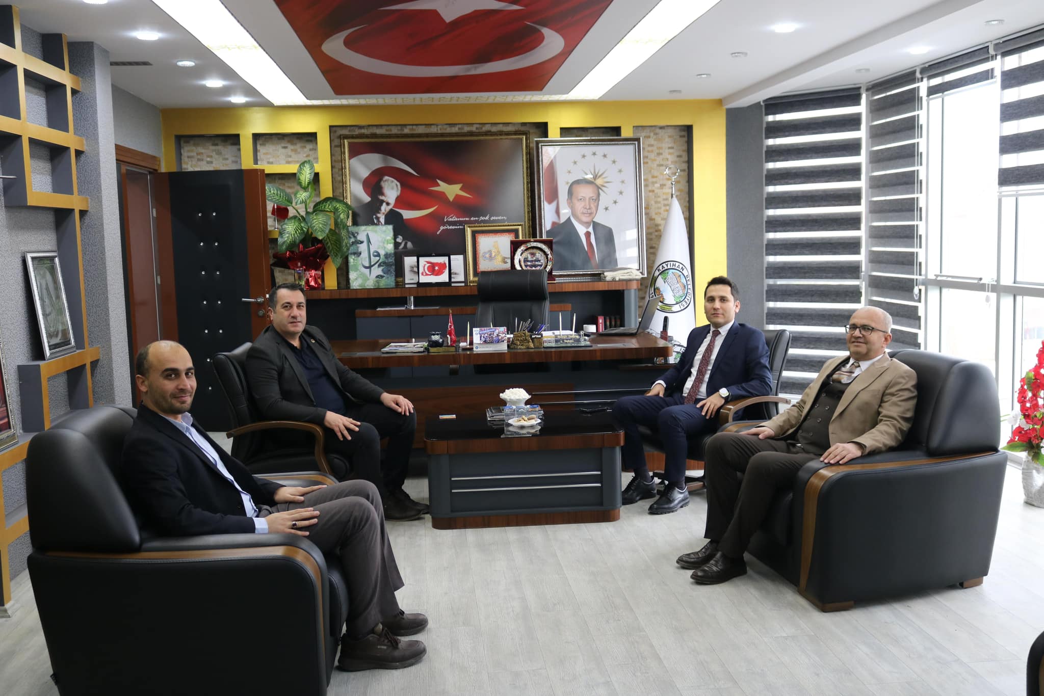 İhsaniye Kaymakamlığından, Kayıhan Belediyesine Ziyaret