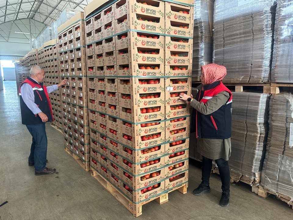 Afyonkarahisar’dan 23 Ülkeye 8 Bin 700 Ton Domates İhracatı