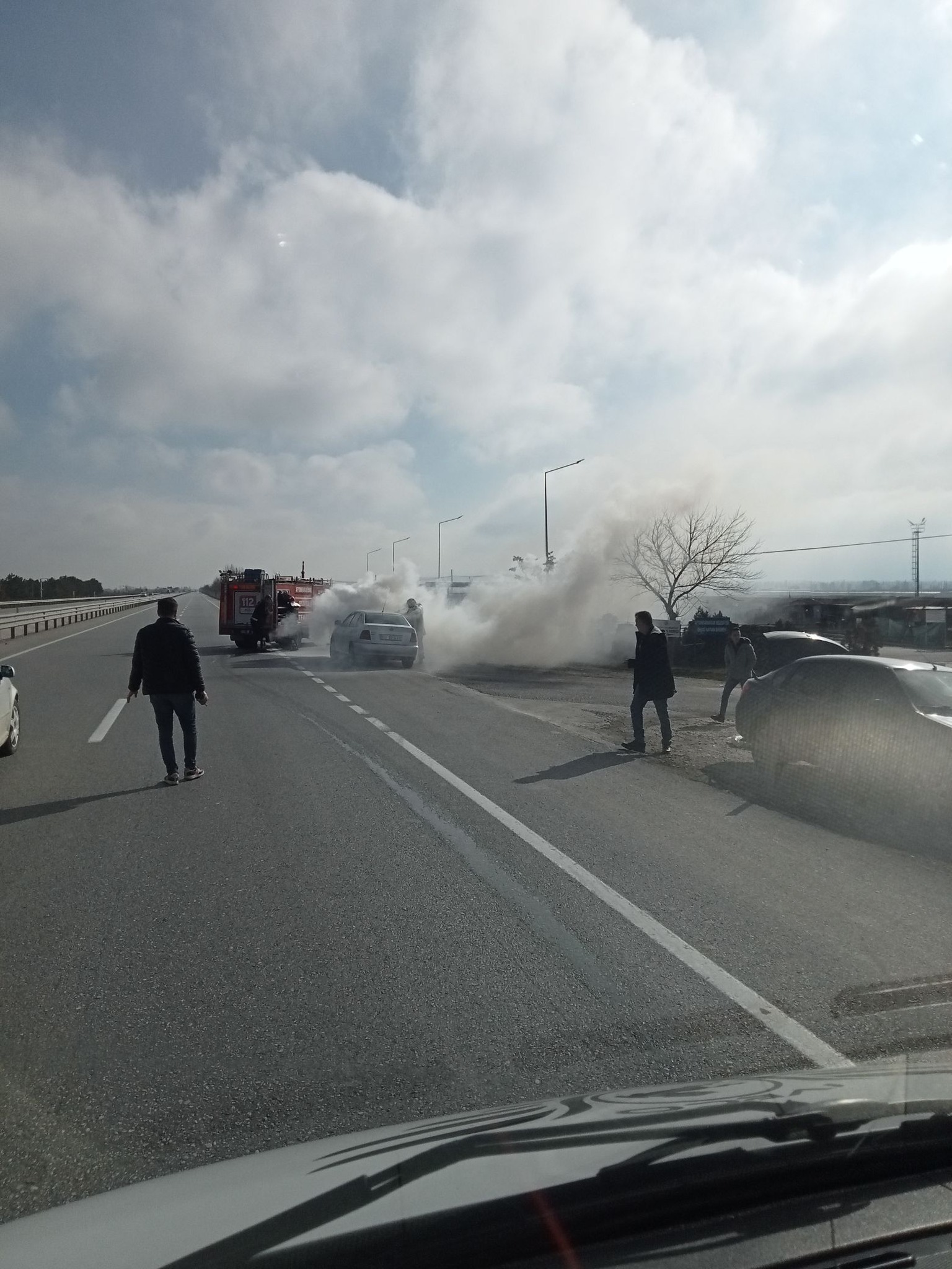 Afyon Konya Yolunda Faciadan Dönüldü