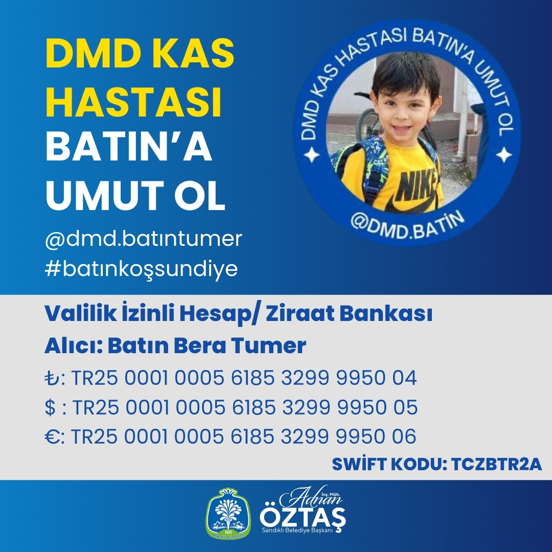 Sandıklı Minik Batın  İçin Tek Yürek Oluyor