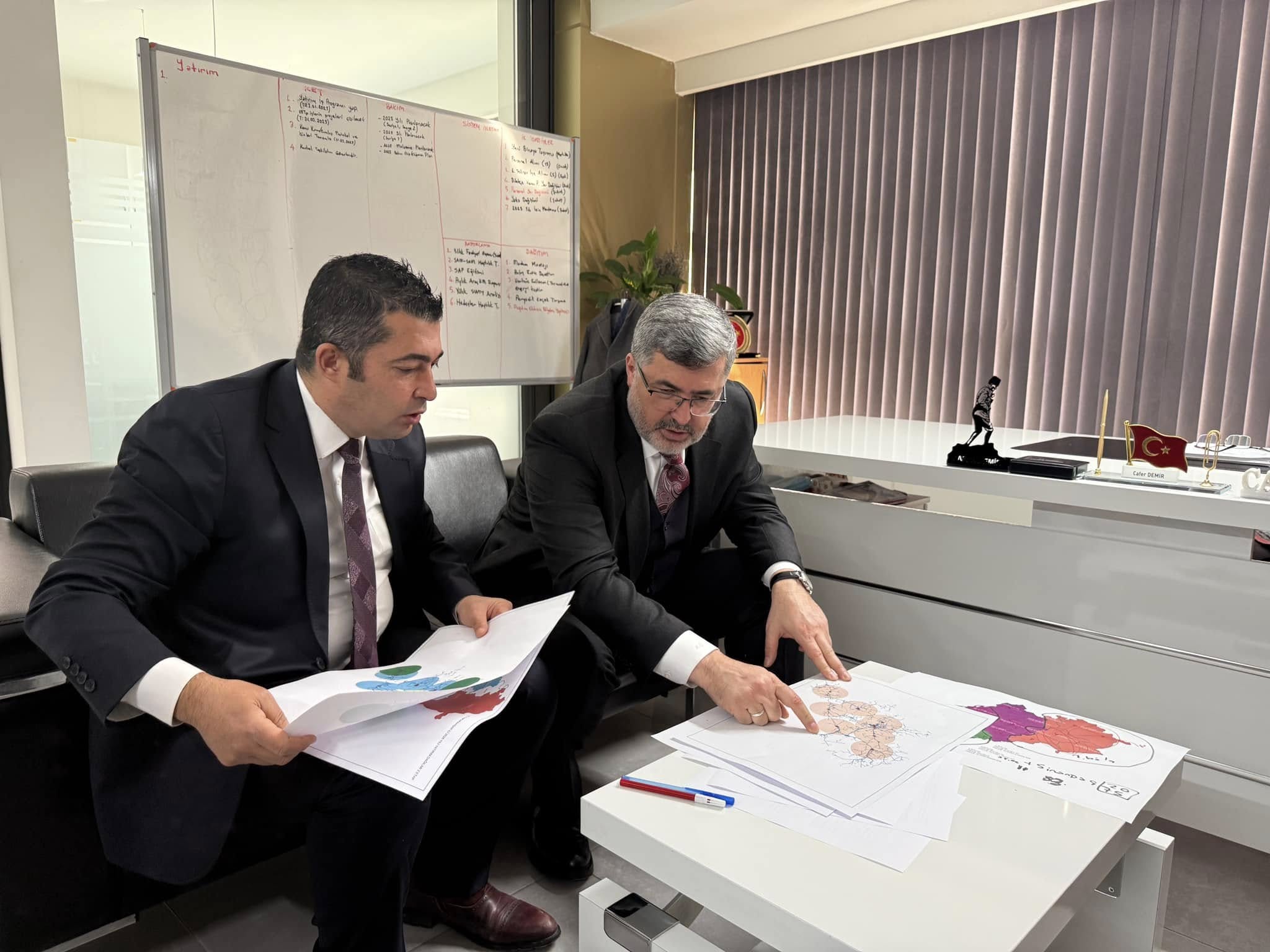 AK Partili Özkaya Kolları Sıvadı Enerji Yatırımları Görüşüldü