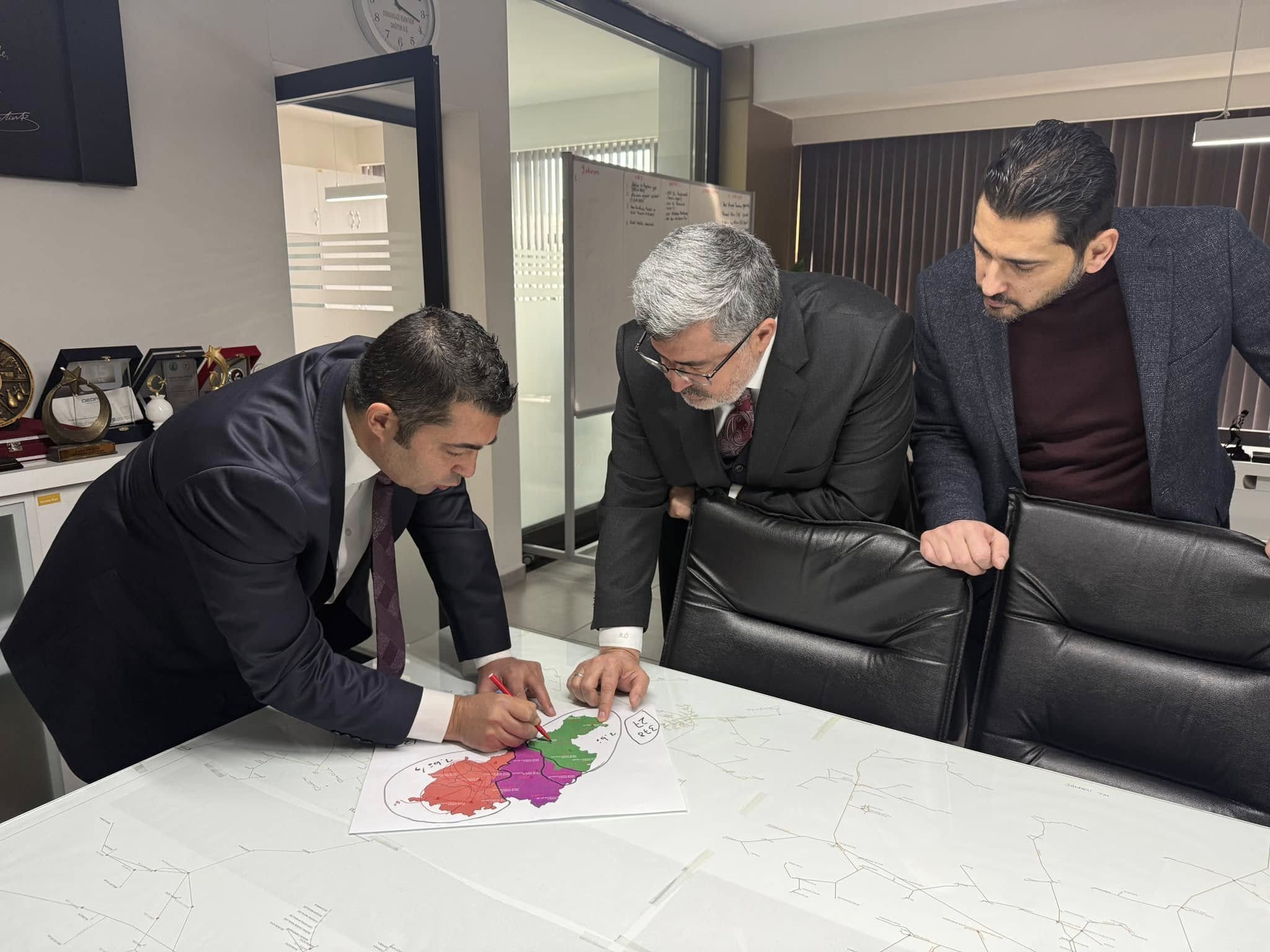 AK Partili Özkaya Kolları Sıvadı Enerji Yatırımları Görüşüldü