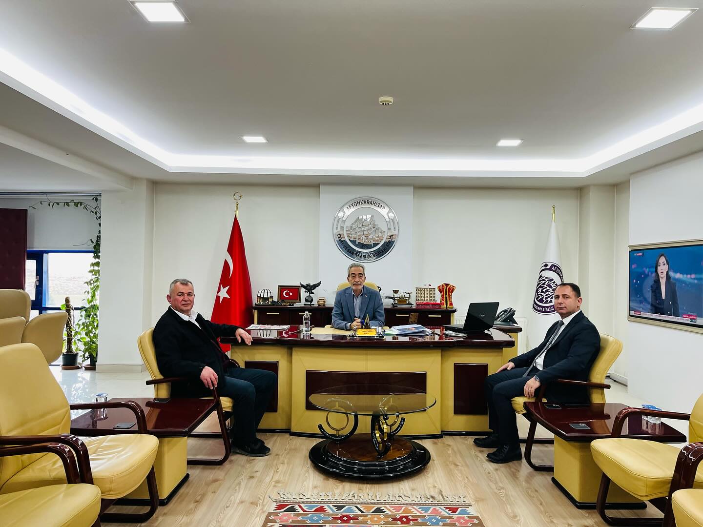 Müdür Yayla’dan  Başkan Üstün’e Ziyaret