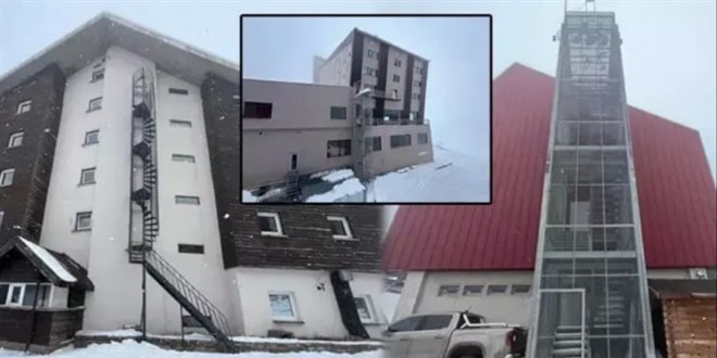 Otelin Yangın Merdivenleri Görüntülendi! Görüntüler güvenlik önlemlerinin yetersizliğini gözler önüne serdi