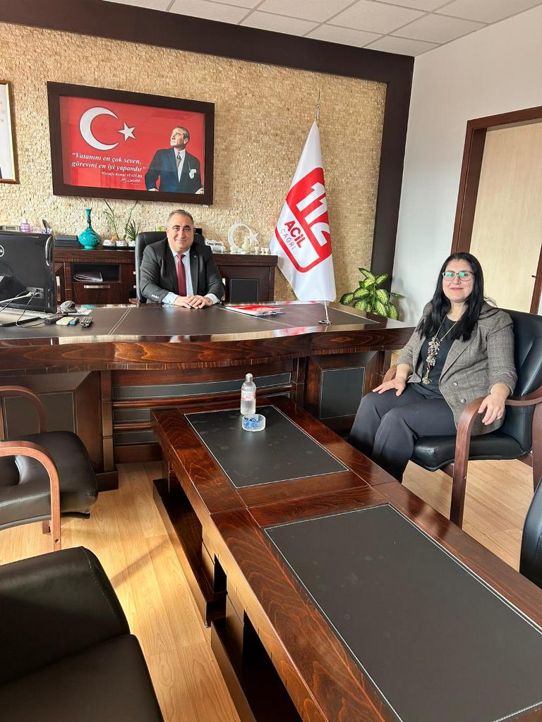 ULUSAL OTİZM KONFEDERASYONU’NDAN 112 ACİL ÇAĞRI MERKEZİ’NE ZİYARET