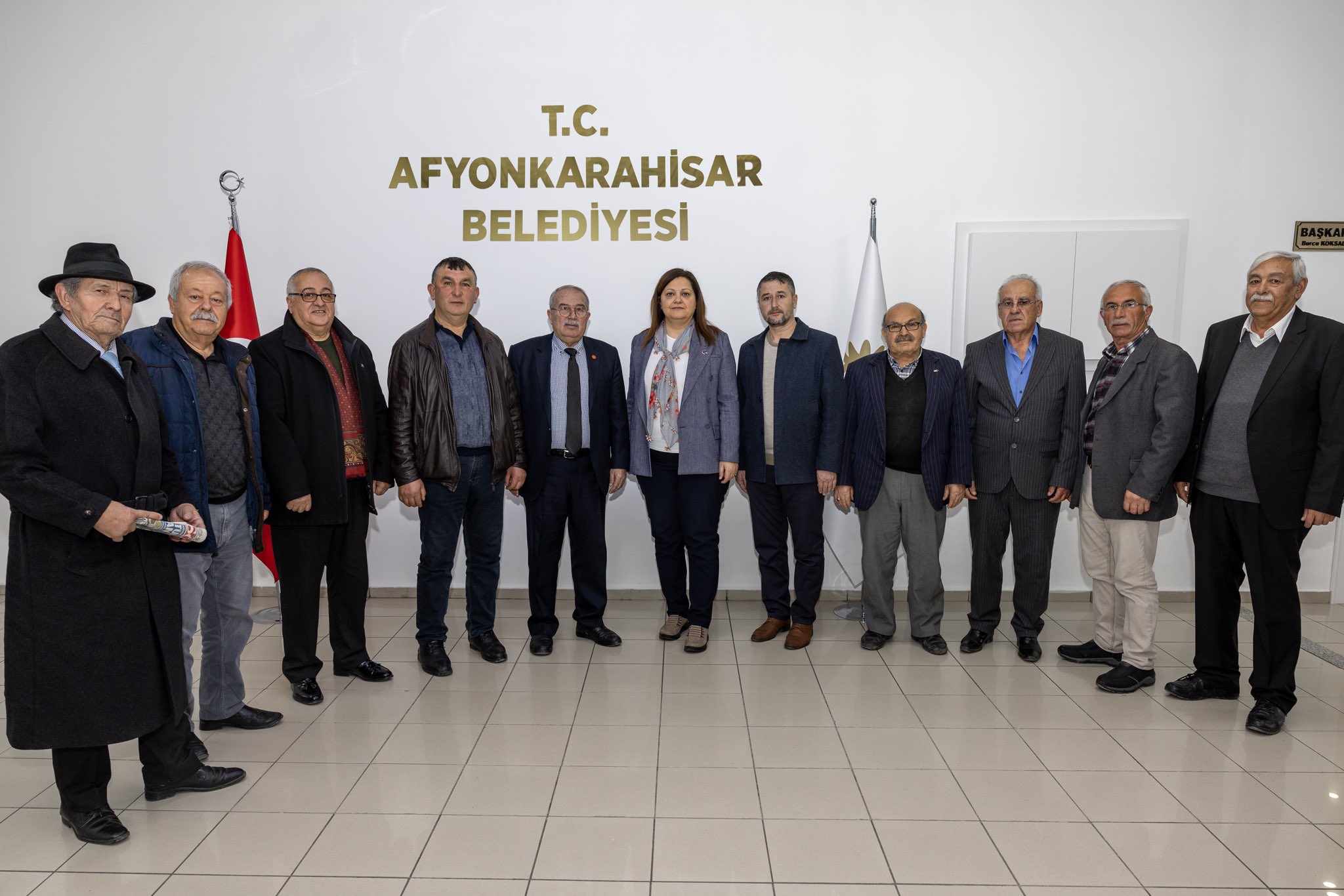 Başkan Köksal Partisinin  İhsaniye ve Sandıklı Heyetini Ağırladı