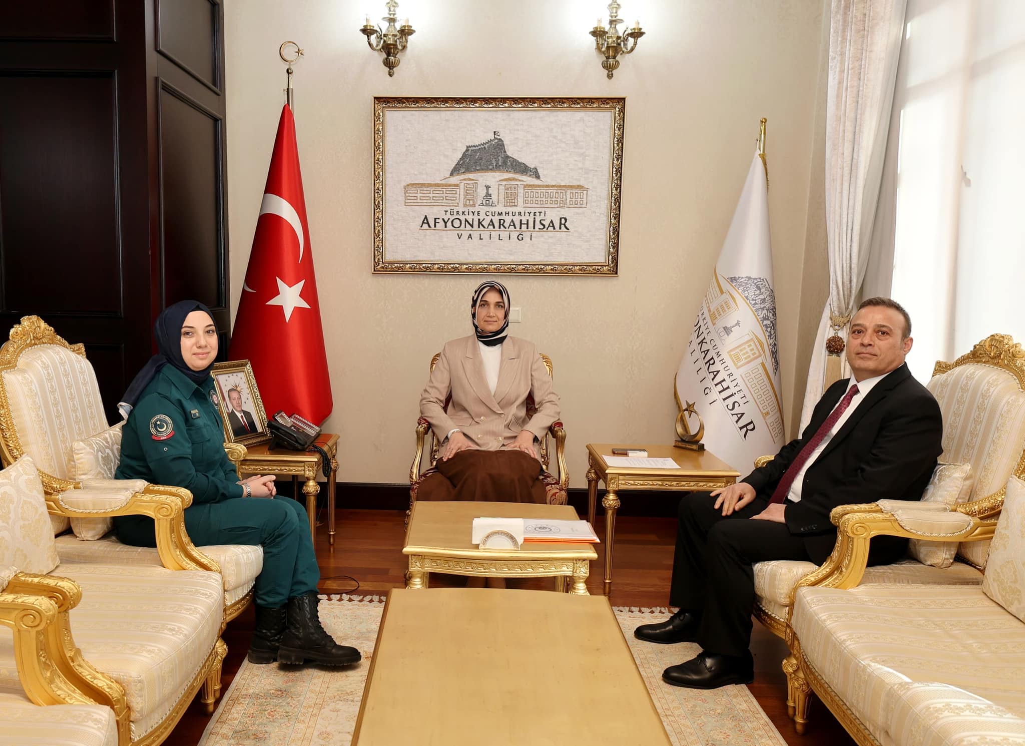 Vali Yiğitbaşı, Gümrük Müdürü Özkan'ı Ağırladı