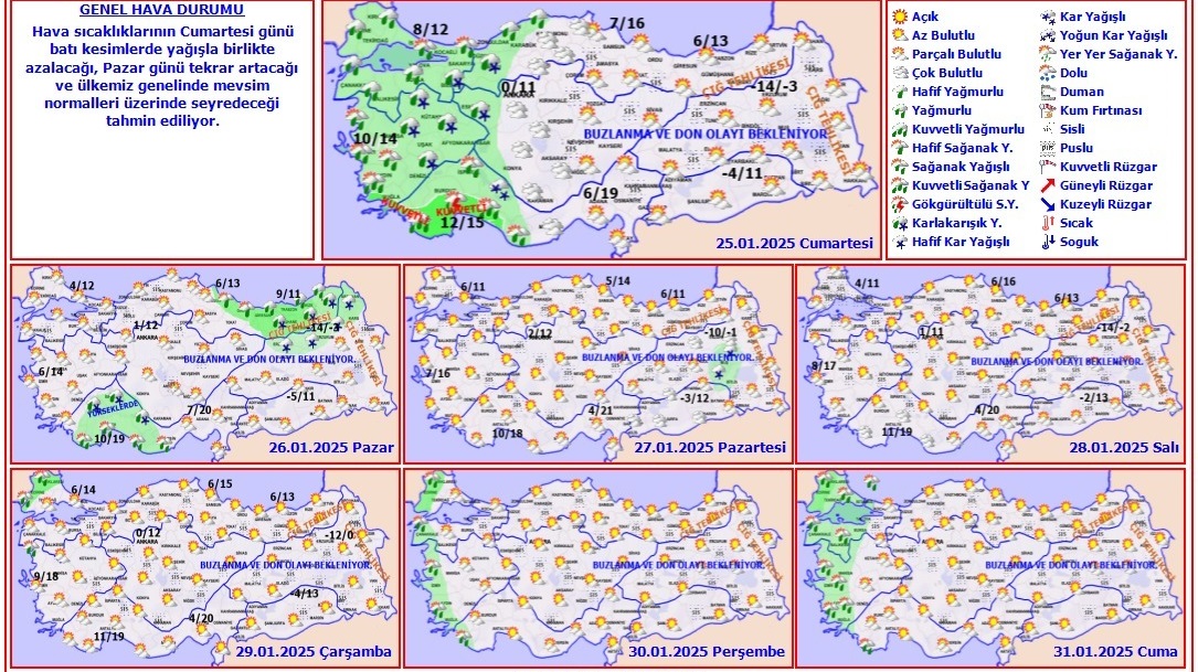 Afyonkarahisar Valiliği'nden Kar Yağışı Uyarısı