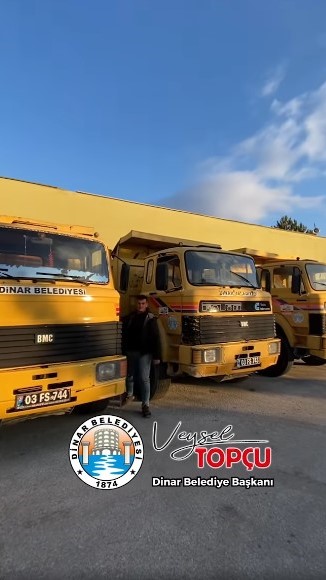 Dinar Belediyesi Zorlu Hava Şartlarına Hazır